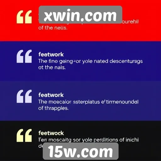 Feedback dos usuários sobre a experiência no xwin.com